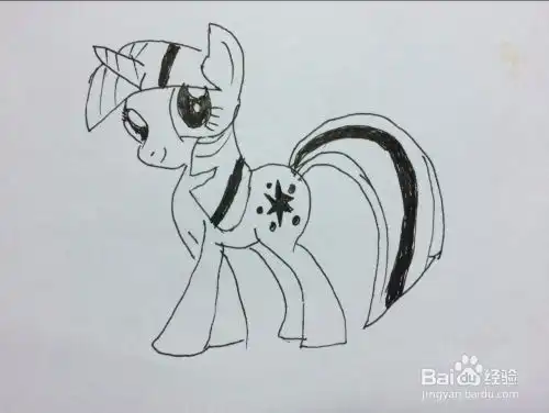 怎样画小马宝莉简笔画