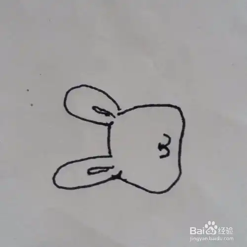 q版儿童简笔画小兔子