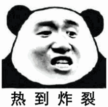 热到不行只能做表情包了