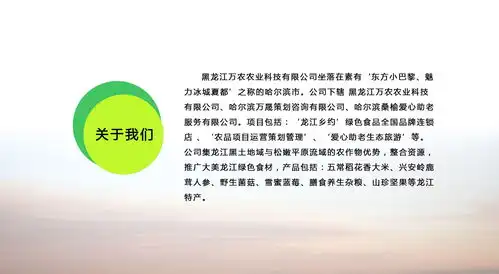 黑龙江绿色食品招募城市合伙人