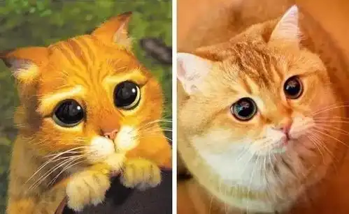 动漫中的场景都是真实的功夫熊猫神还原,穿靴子的猫太萌了