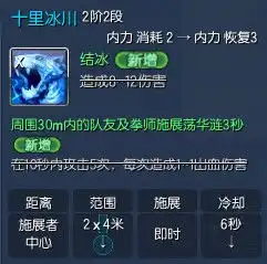 南天国体验服新版剑灵拳师技能通背拳详细说明