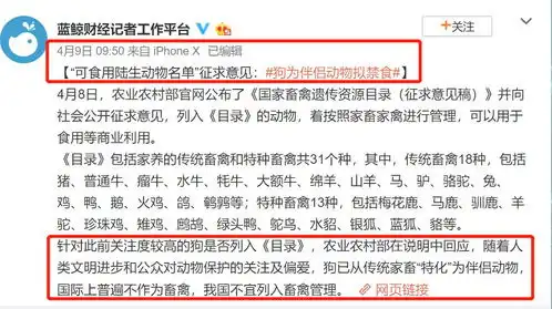 你的支持有结果啦国家明确家养畜禽范围不包含狗,狗肉将被禁食