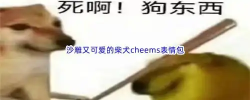 沙雕又可爱的柴犬cheems表情包有哪些沙雕又可爱的柴犬cheems表情包汇总一聚教程网