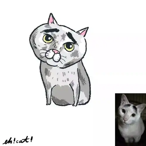 他把猫主子画的这么丑,却以魔性画风吸引了无数粉丝
