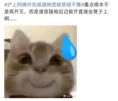 旗袍包装引发争议,沪上阿姨被骂冤不冤