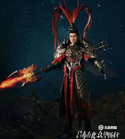 明星cos天花板孙艺洲cos吕布巨帅,玩家好评一片,还原度拉满