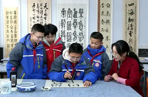 河南安阳甲骨文书写开学第一课