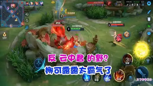反烂云中君的野区,这娜可露露可太机智了王者荣耀